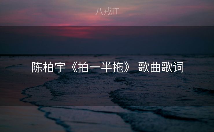 陈柏宇《拍一半拖》 歌曲歌词