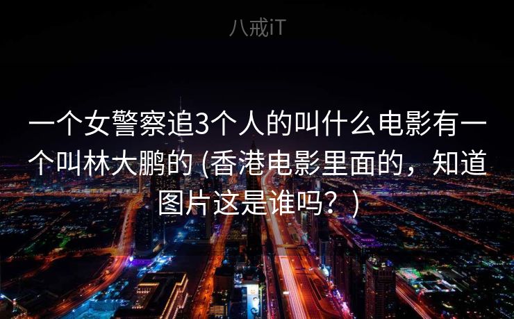 一个女警察追3个人的叫什么电影有一个叫林大鹏的 (香港电影里面的，知道图片这是谁吗？)