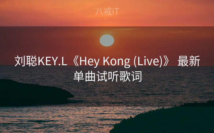 刘聪KEY.L《Hey Kong (Live)》 最新单曲试听歌词