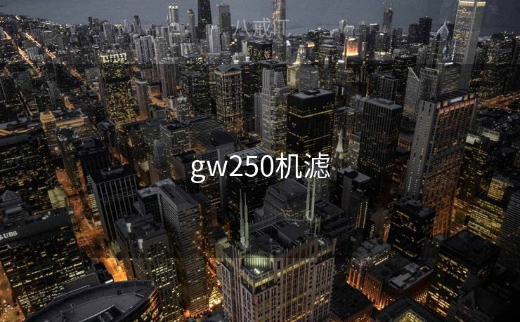 gw250机滤 gw250机滤