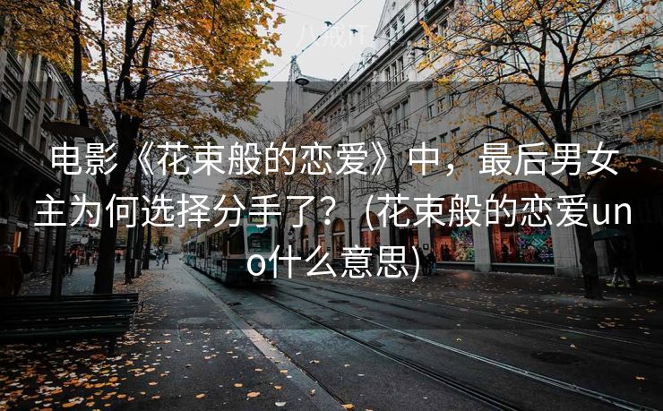 电影《花束般的恋爱》中，最后男女主为何选择分手了？ (花束般的恋爱uno什么意思)