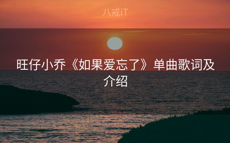 旺仔小乔《如果爱忘了》单曲歌词及介绍