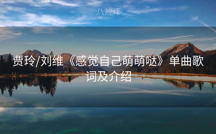 贾玲/刘维《感觉自己萌萌哒》单曲歌词及介绍