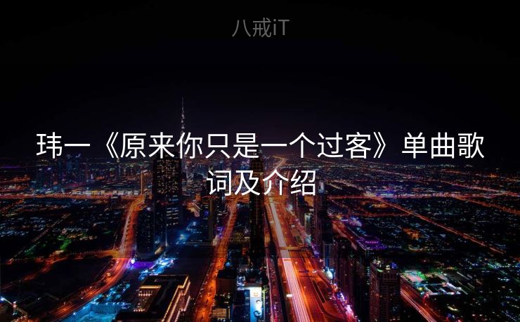 玮一《原来你只是一个过客》单曲歌词及介绍