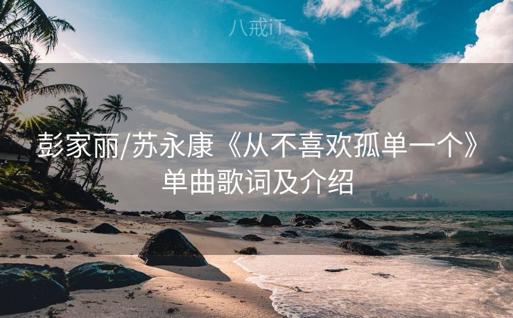 彭家丽/苏永康《从不喜欢孤单一个》单曲歌词及介绍