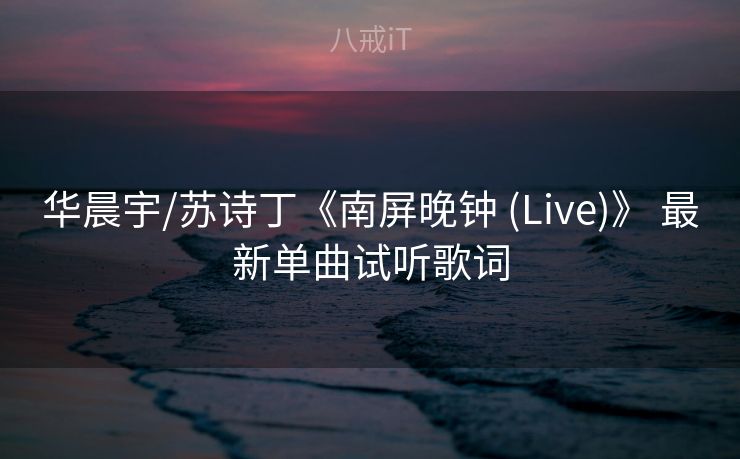 华晨宇/苏诗丁《南屏晚钟 (Live)》 最新单曲试听歌词