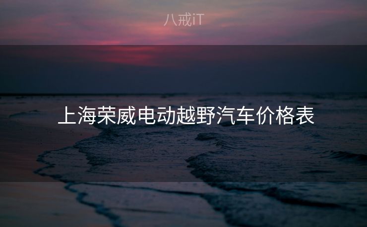 上海荣威电动越野汽车价格表  上海荣威电动越野汽车价格表