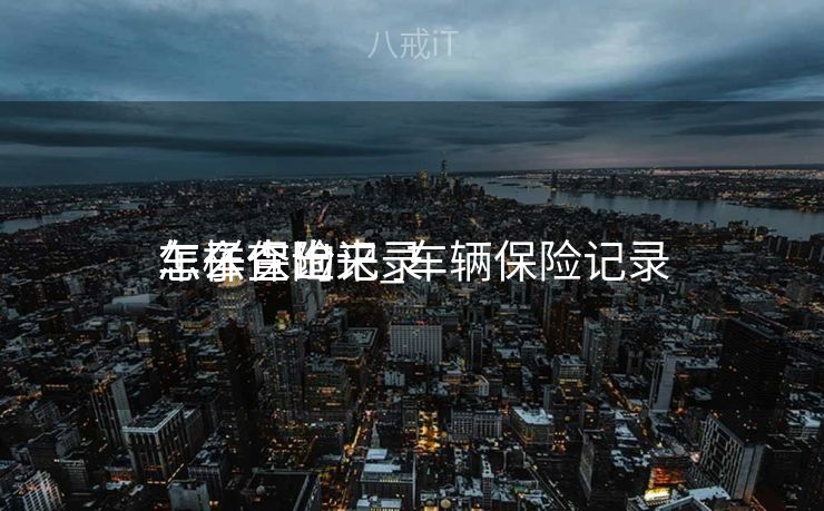 车子保险记录
怎么查出来_车辆保险记录
怎样查询 车子保险记录
怎么查出来_车辆保险记录
怎样查询