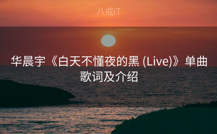 华晨宇《白天不懂夜的黑 (Live)》单曲歌词及介绍