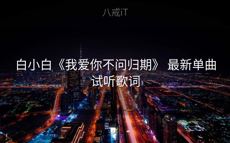白小白《我爱你不问归期》 最新单曲试听歌词
