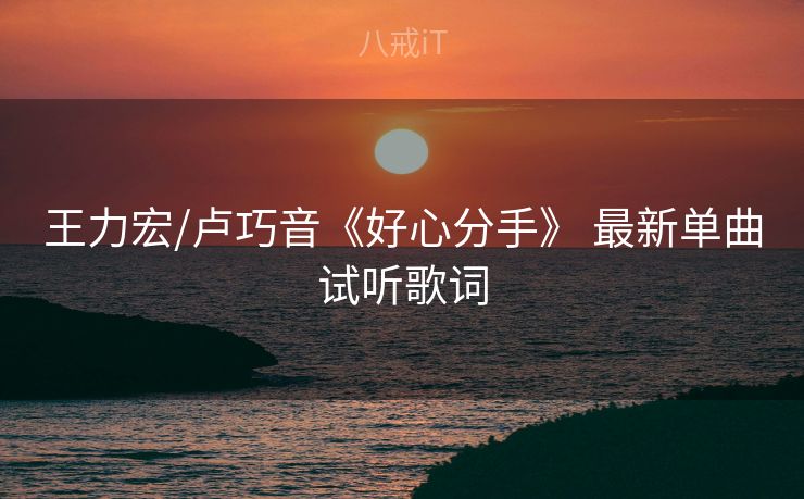 王力宏/卢巧音《好心分手》 最新单曲试听歌词