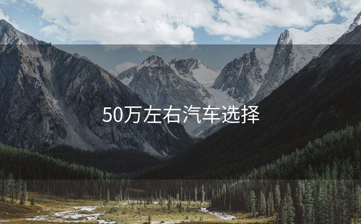 50万左右汽车选择
