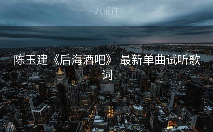 陈玉建《后海酒吧》 最新单曲试听歌词