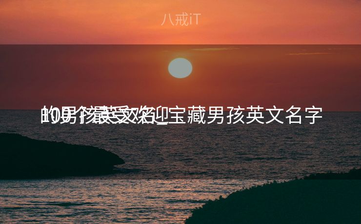 100个最受欢迎
的男孩英文名_宝藏男孩英文名字 100个最受欢迎
的男孩英文名_宝藏男孩英文名字