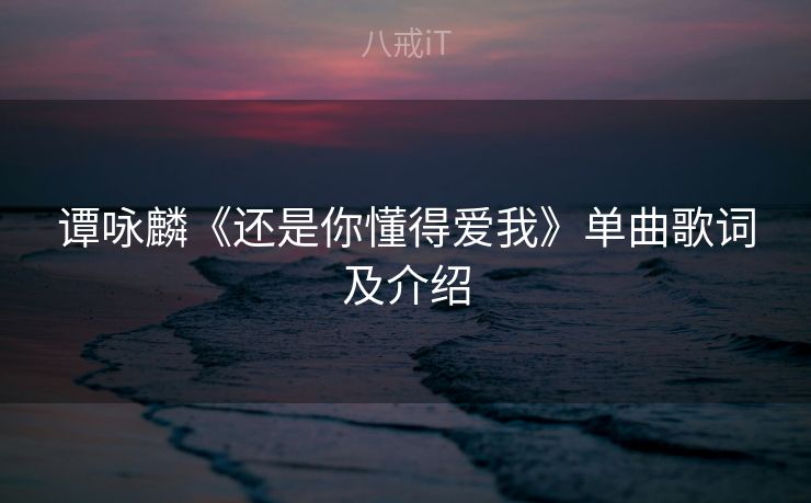 谭咏麟《还是你懂得爱我》单曲歌词及介绍 谭咏麟《还是你懂得爱我》单曲歌词及介绍