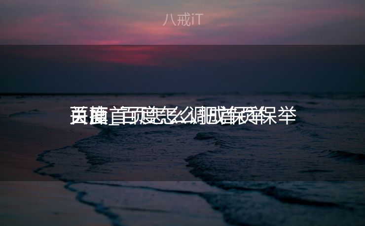 百度首页怎么调成保举
页面_百度怎么把首页保举
关掉