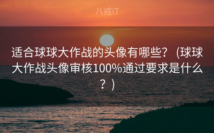 适合球球大作战的头像有哪些? (球球大作战头像审核100%通过要求是什么?) 适合球球大作战的头像有哪些? (球球大作战头像审核100%通过要求是什么?)