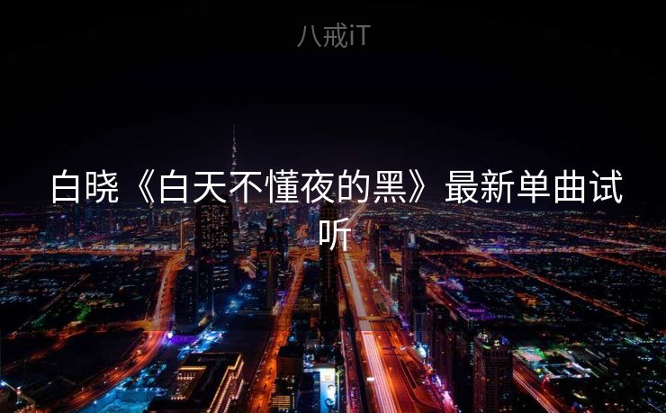 白晓《白天不懂夜的黑》最新单曲试听 白晓《白天不懂夜的黑》最新单曲试听