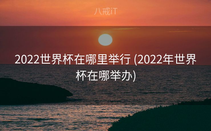 2022世界杯在哪里举行 (2022年世界杯在哪举办)