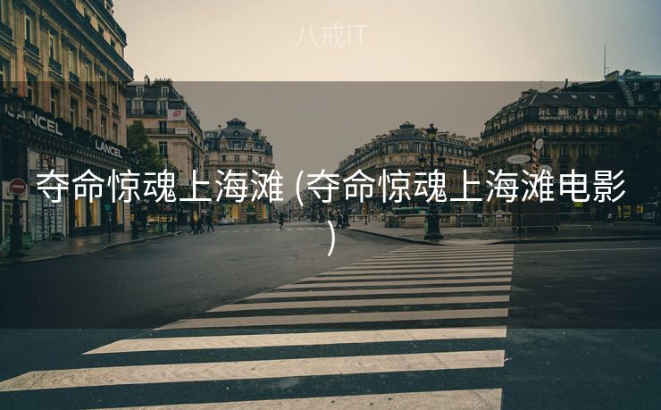 夺命惊魂上海滩 (夺命惊魂上海滩电影)