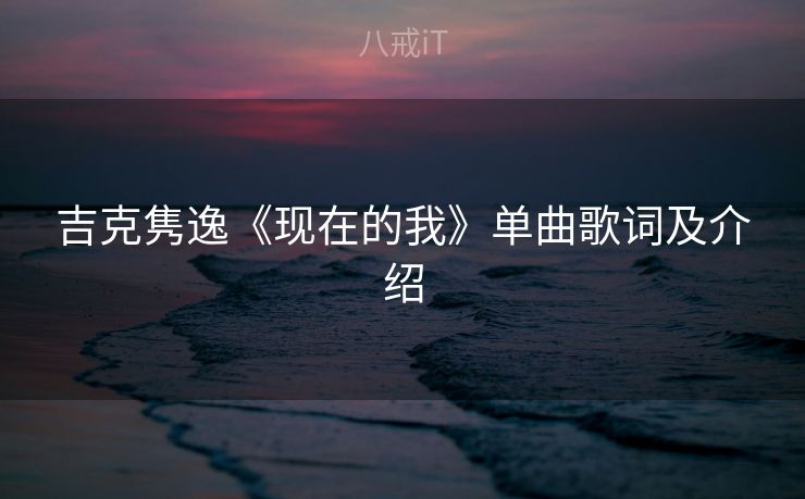 吉克隽逸《现在的我》单曲歌词及介绍