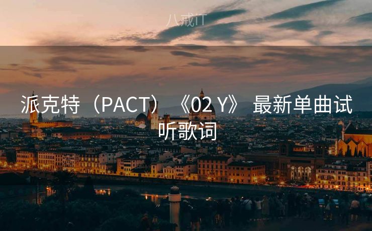 派克特（PACT）《02 Y》 最新单曲试听歌词