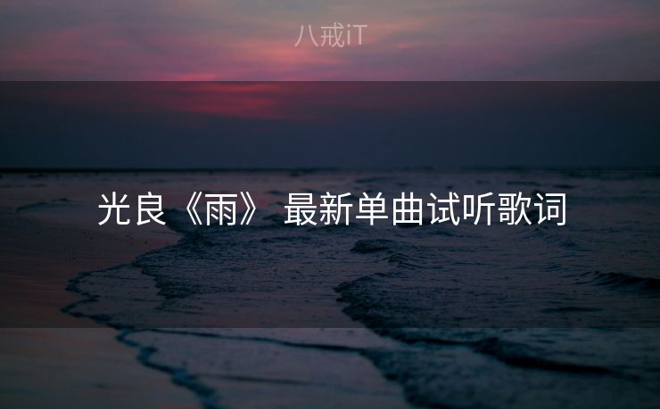 光良《雨》 最新单曲试听歌词