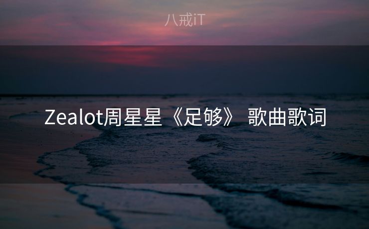 Zealot周星星《足够》 歌曲歌词
