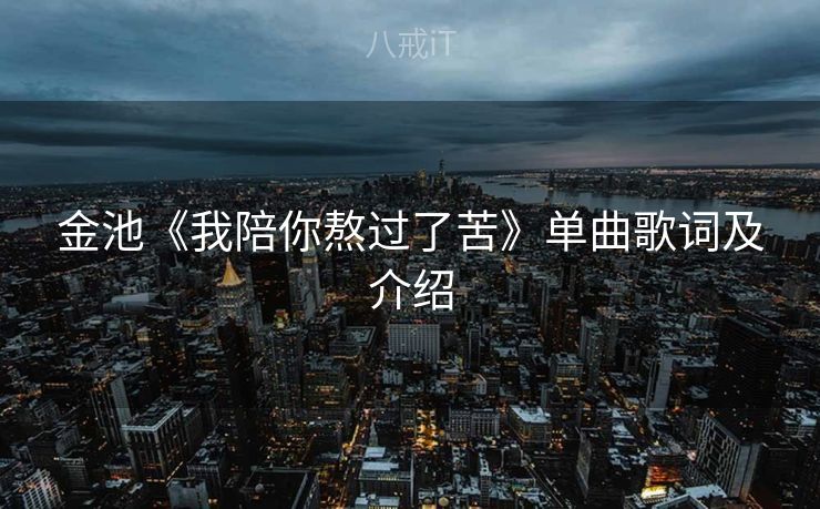金池《我陪你熬过了苦》单曲歌词及介绍
