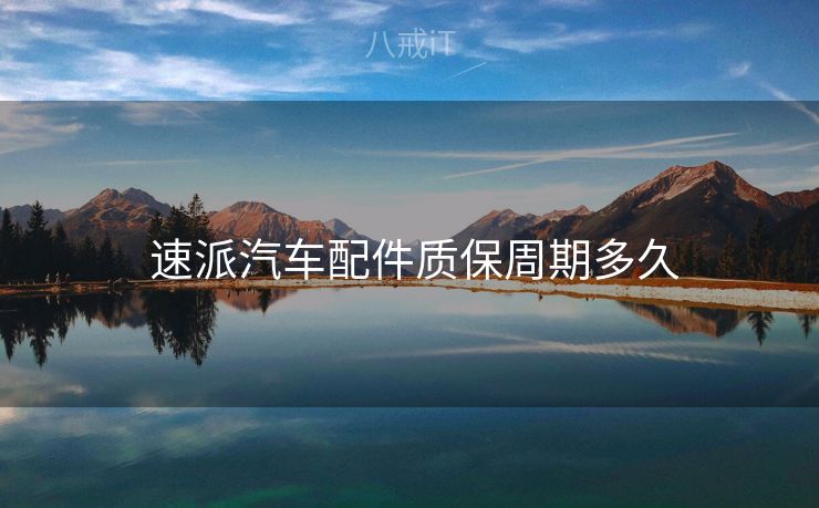  速派汽车配件质保周期多久