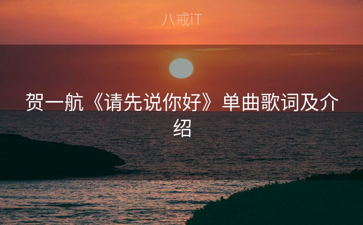 贺一航《请先说你好》单曲歌词及介绍