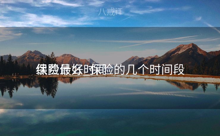 保险什么时间
续费最好_保险的几个时间段 保险什么时间
续费最好_保险的几个时间段