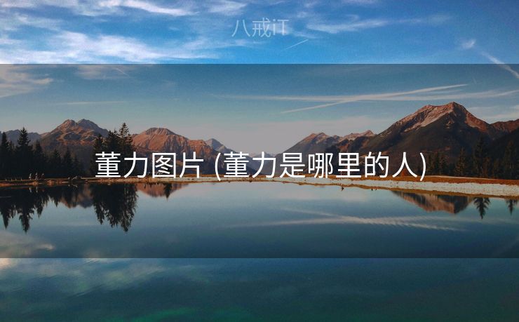 董力图片 (董力是哪里的人) 董力图片 (董力是哪里的人)