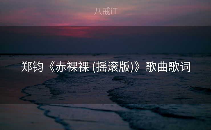 郑钧《赤裸裸 (摇滚版)》歌曲歌词 郑钧《赤裸裸 (摇滚版)》歌曲歌词
