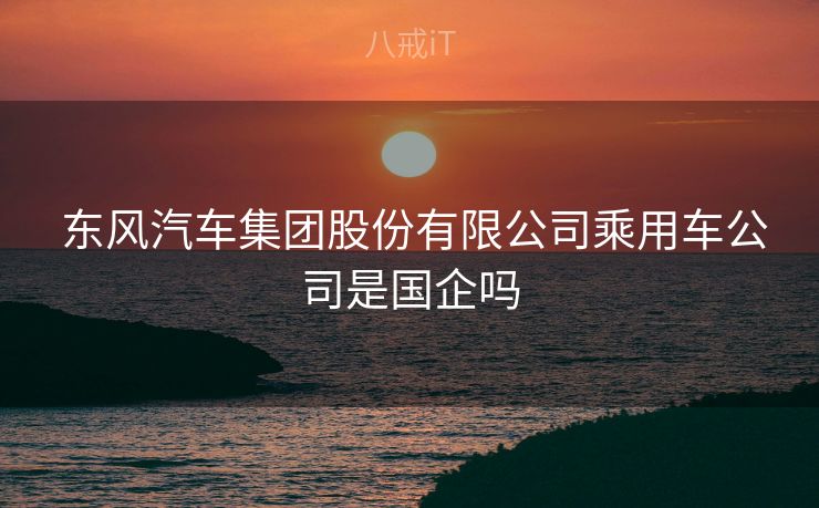 东风汽车集团股份有限公司乘用车公司是国企吗  东风汽车集团股份有限公司乘用车公司是国企吗
