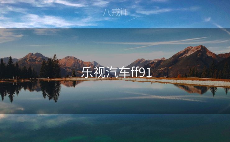  乐视汽车ff91
