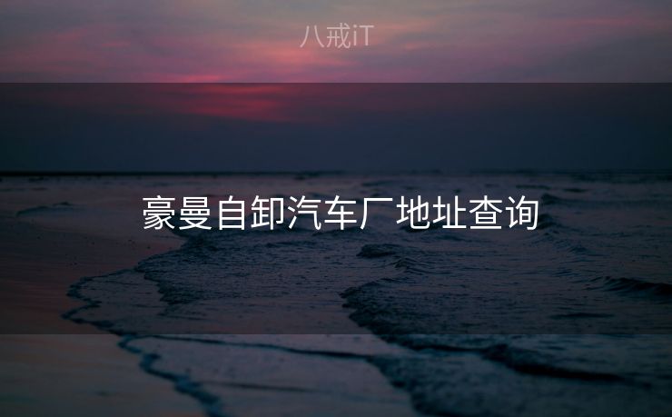  豪曼自卸汽车厂地址查询