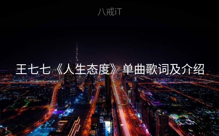 王七七《人生态度》单曲歌词及介绍