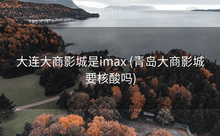 大连大商影城是imax (青岛大商影城要核酸吗)