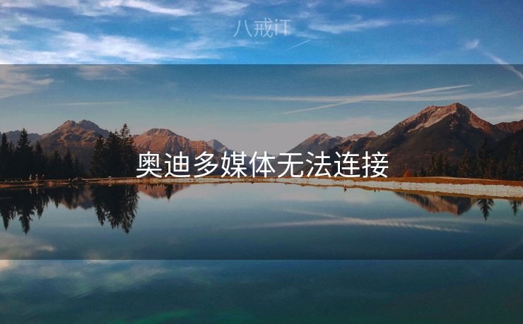 奥迪多媒体无法连接 奥迪多媒体无法连接