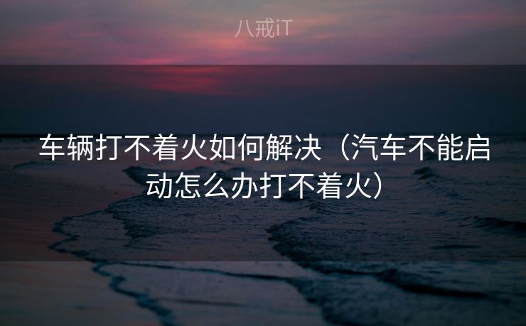 车辆打不着火如何解决（汽车不能启动怎么办打不着火）