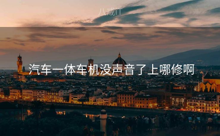 汽车一体车机没声音了上哪修啊  汽车一体车机没声音了上哪修啊