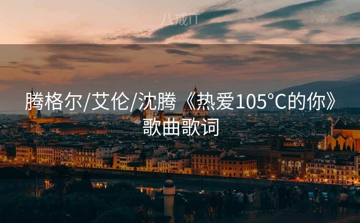 腾格尔/艾伦/沈腾《热爱105°C的你》歌曲歌词