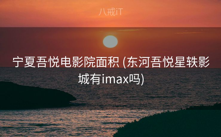 宁夏吾悦电影院面积 (东河吾悦星轶影城有imax吗)