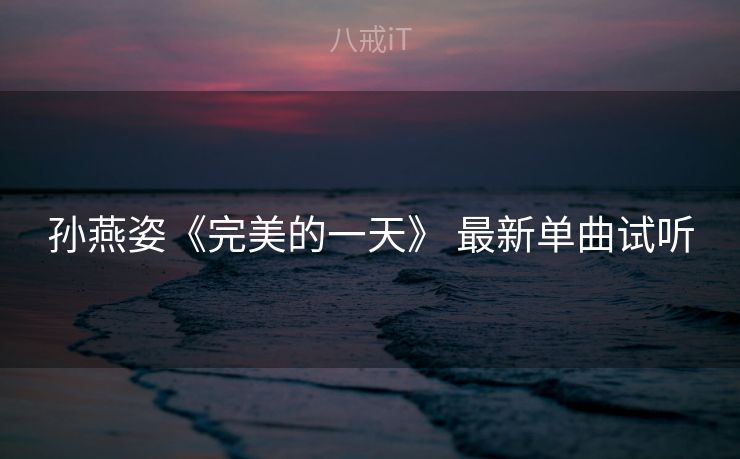 孙燕姿《完美的一天》 最新单曲试听