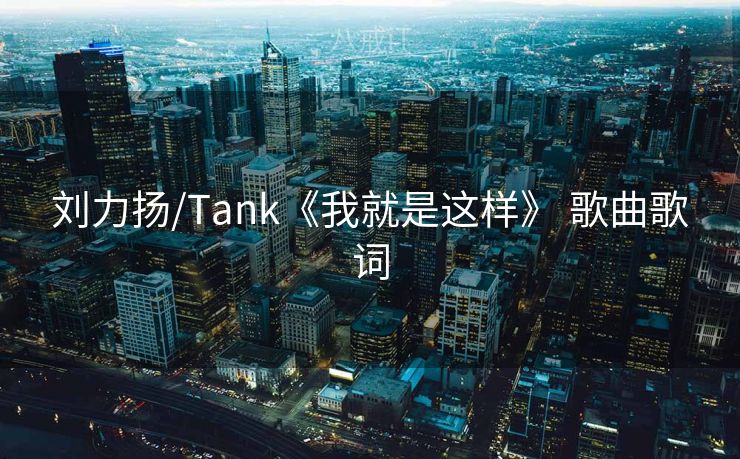刘力扬/Tank《我就是这样》 歌曲歌词