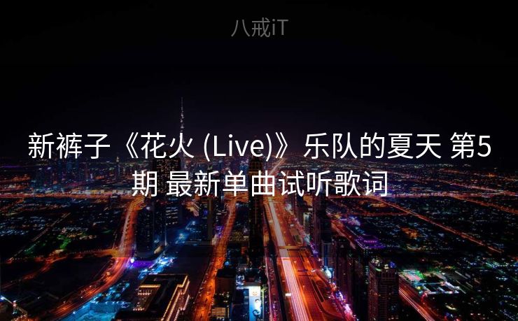 新裤子《花火 (Live)》乐队的夏天 第5期 最新单曲试听歌词