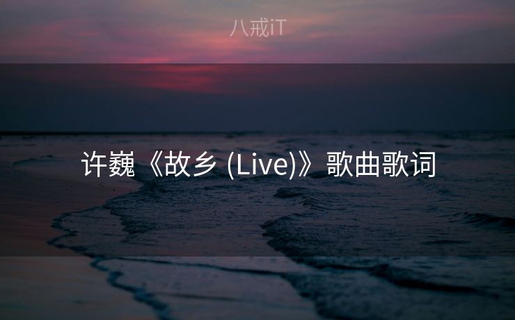 许巍《故乡 (Live)》歌曲歌词