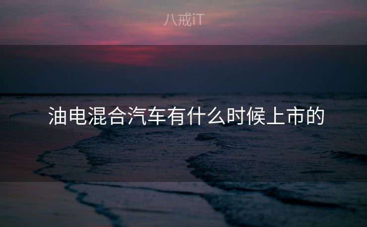  油电混合汽车有什么时候上市的