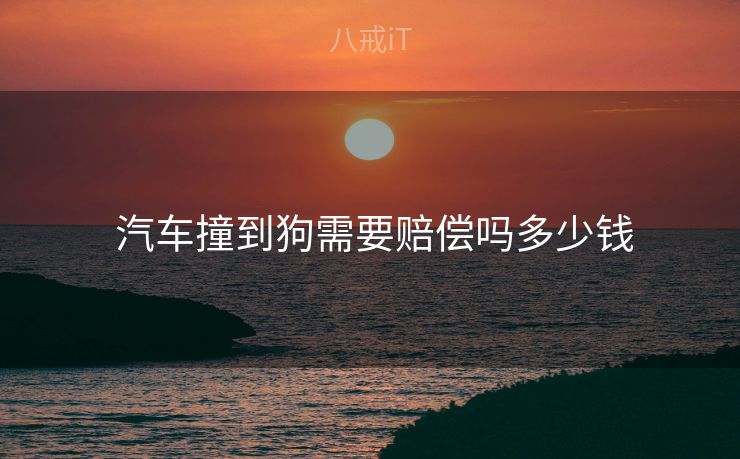 汽车撞到狗需要赔偿吗多少钱  汽车撞到狗需要赔偿吗多少钱